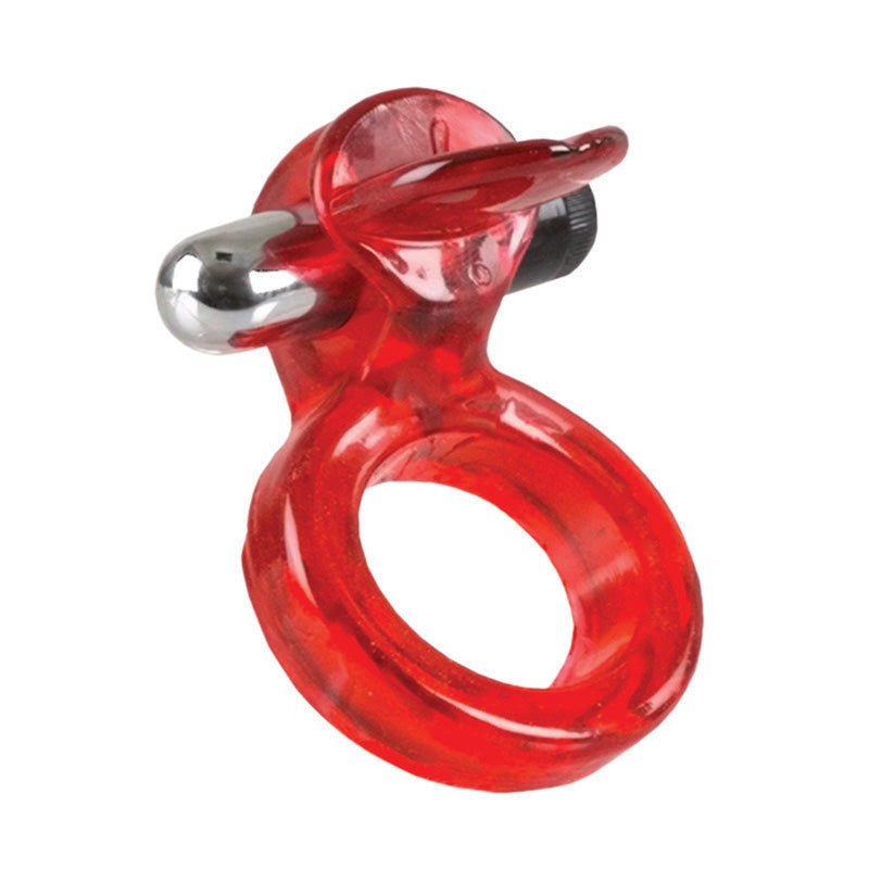 Clit Flicker With Wireless Stimulator - Red