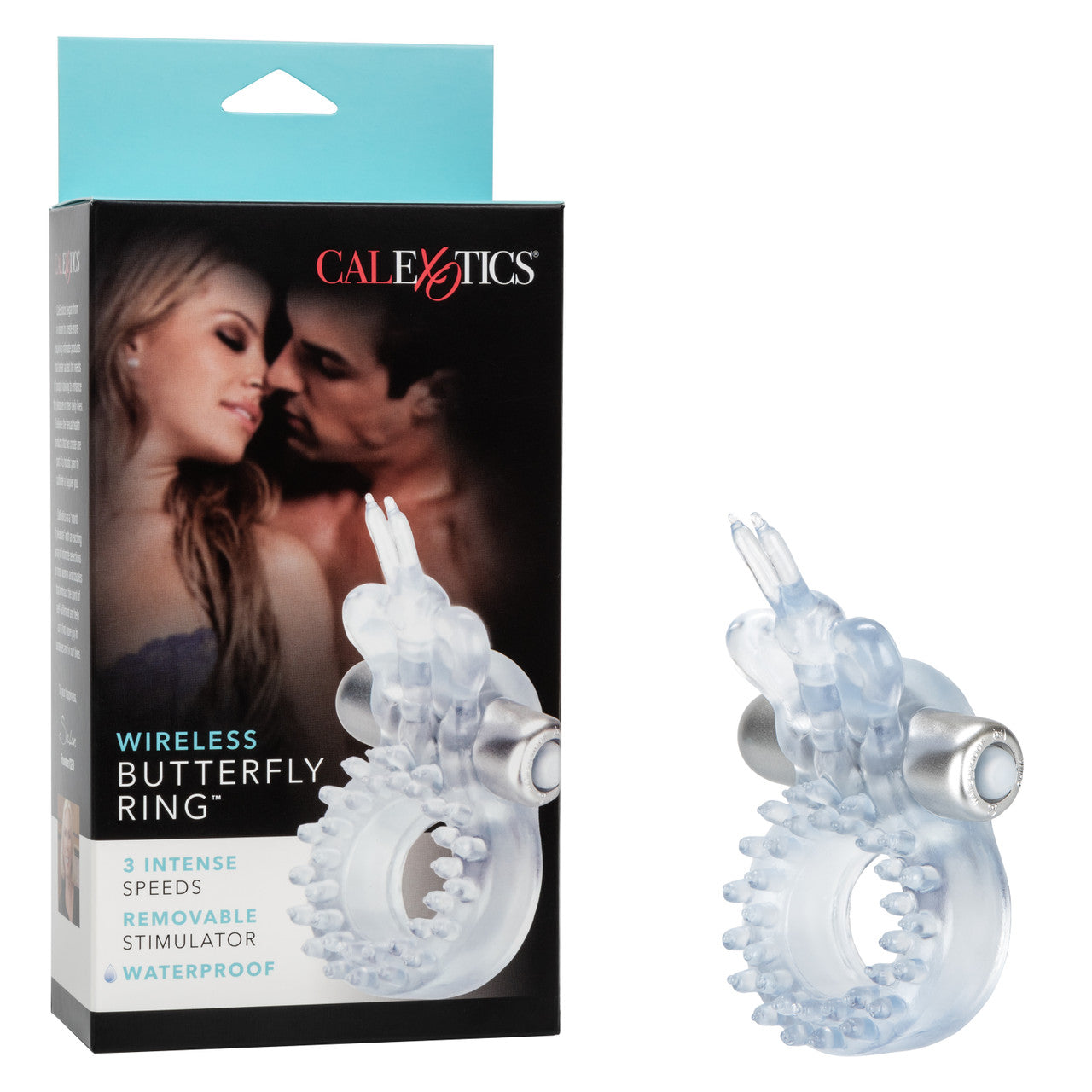 Wireless Butterfly Waterproof Couples Ring - Clear
