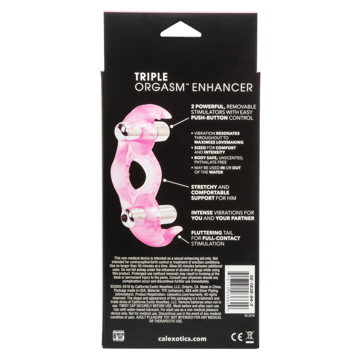 Silicone Triple Orgasm Cockring