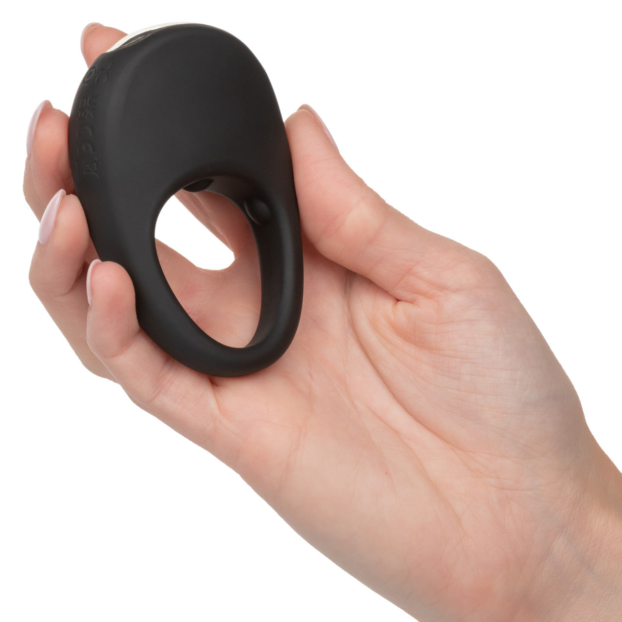 Silicone Rechargeable Pleasure Ring Blk