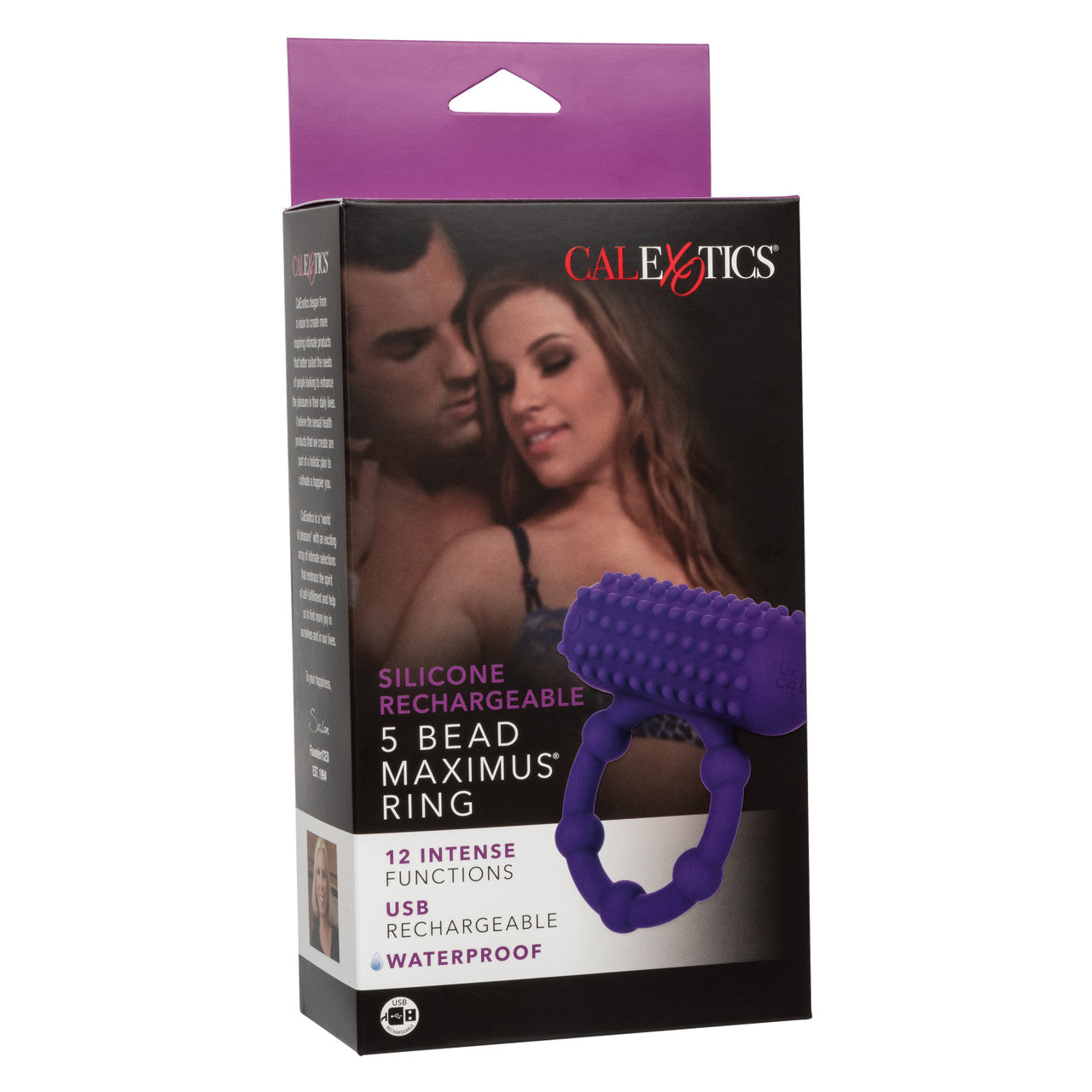 Silicone Recharge 5 Bead Maximus Ring