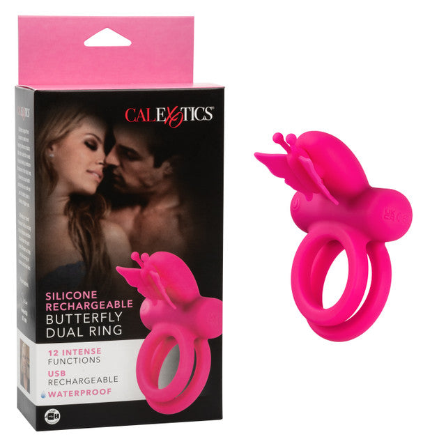 Silicone Recharge Dual Butterfly Ring