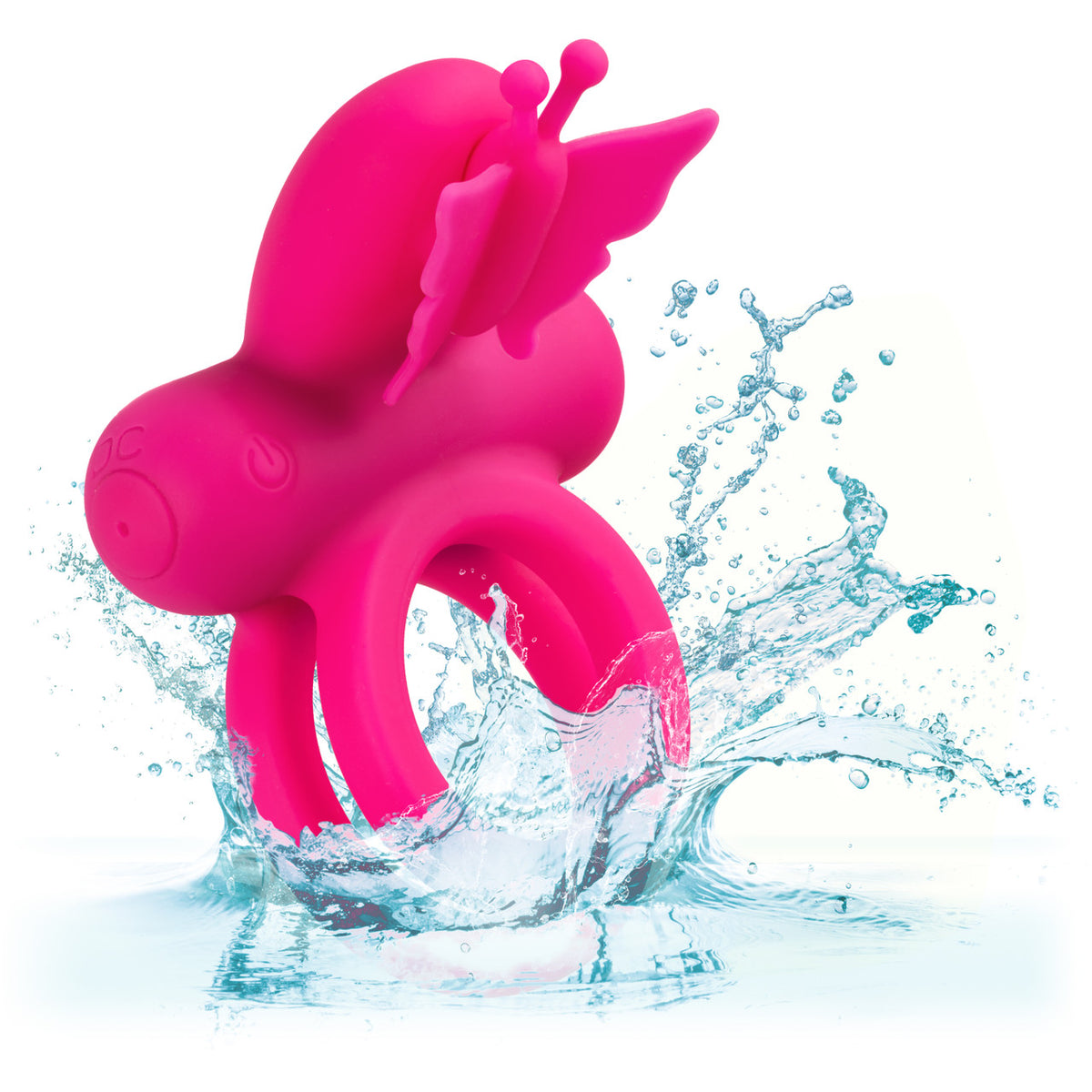 Silicone Recharge Dual Butterfly Ring