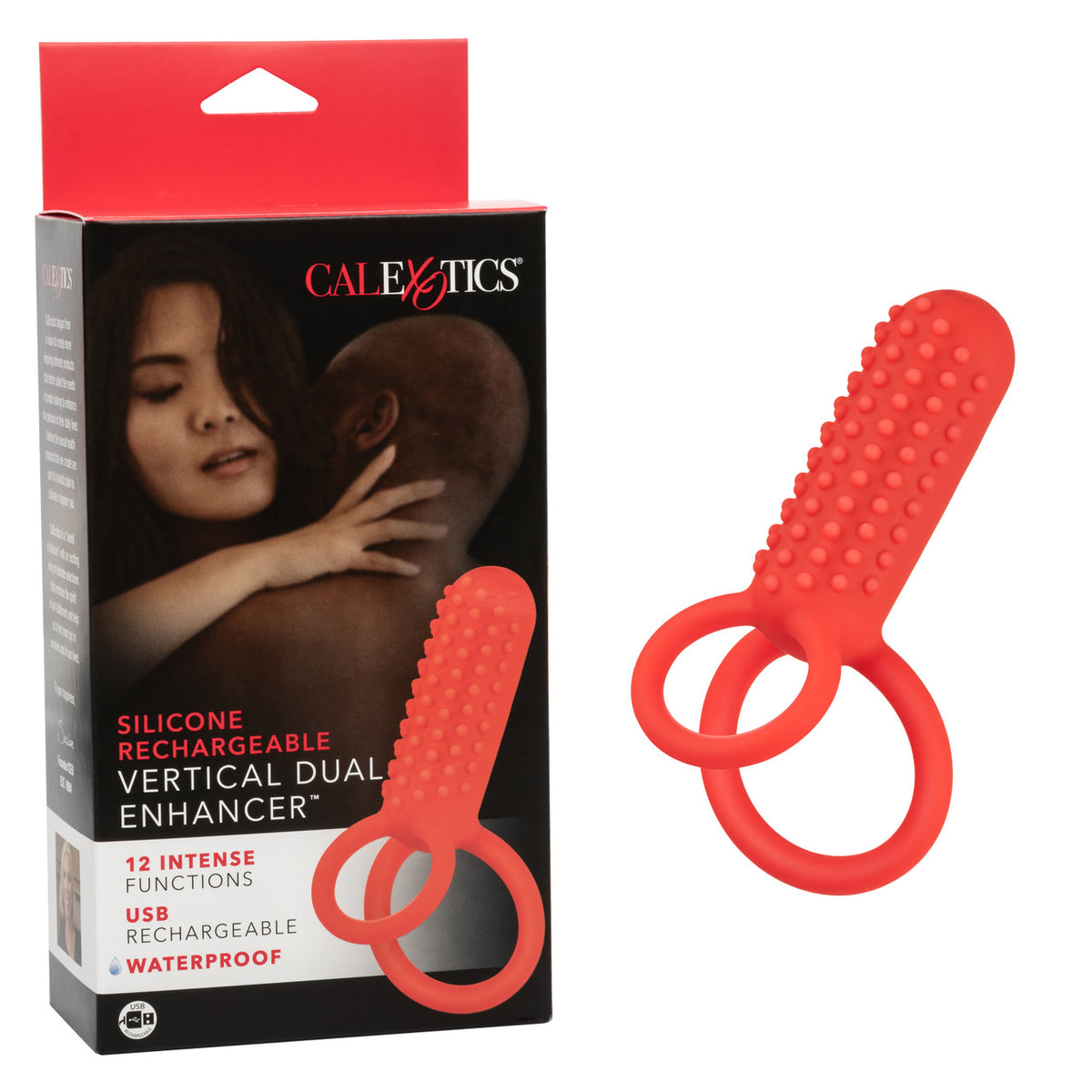 Silicone Recharge Vert Dual Enhance Red