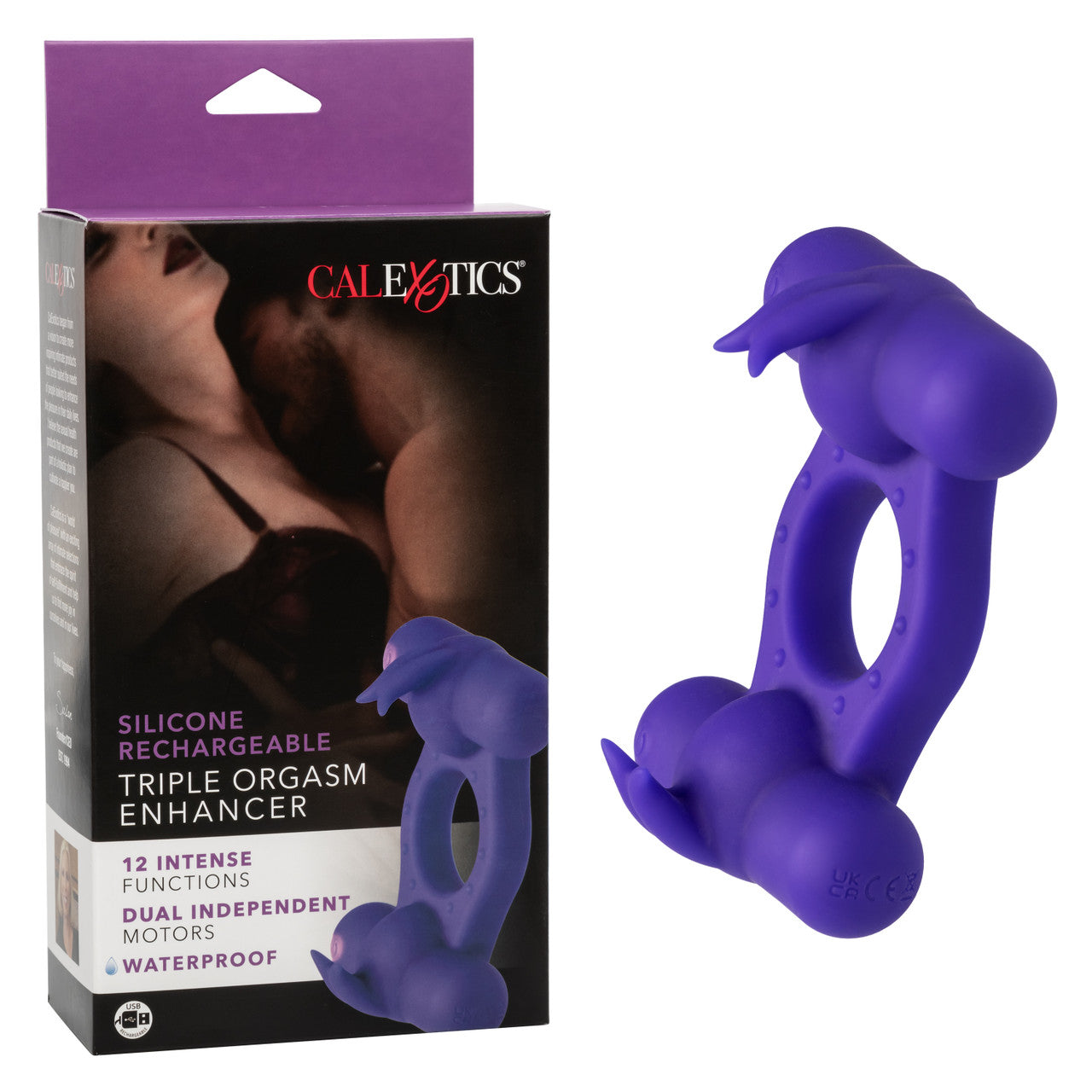 Silicone Recharge Triple Orgasm Purple