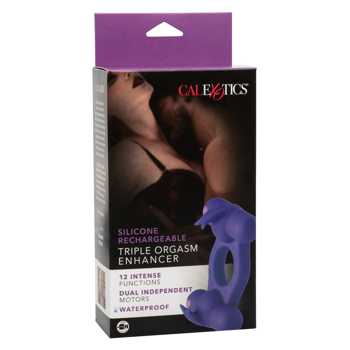 Silicone Recharge Triple Orgasm Purple