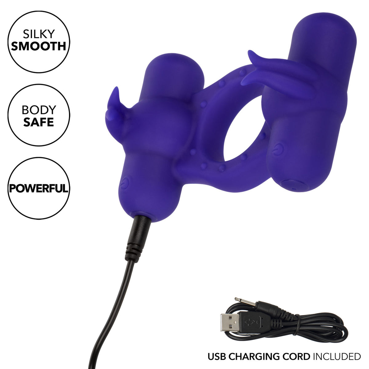 Silicone Recharge Triple Orgasm Purple