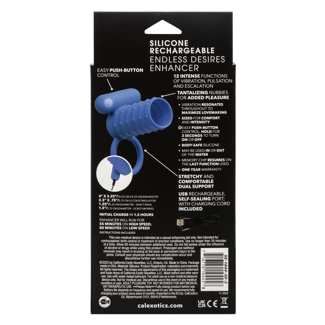 Silicone Recharge Endless Desires Blue