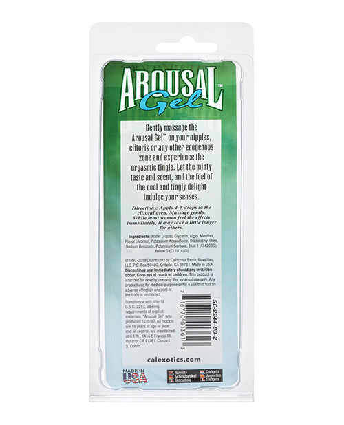 Arousal Gel Mint Flavored .25 ounce