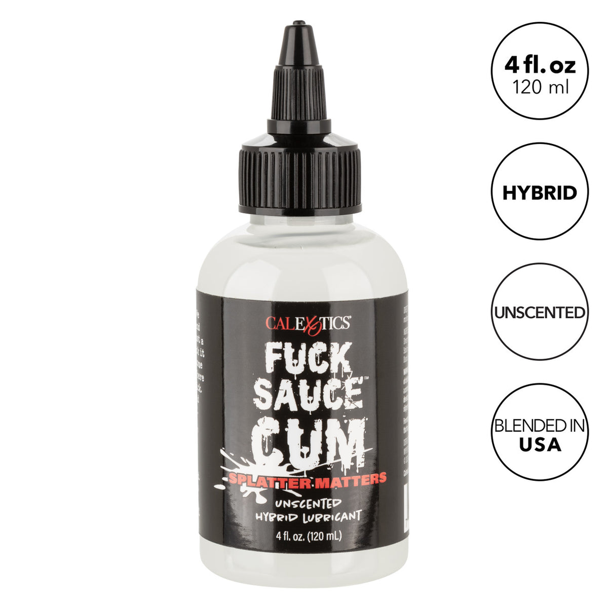 Fuck Sauce Cum Uncented Hybrid Lube 4oz