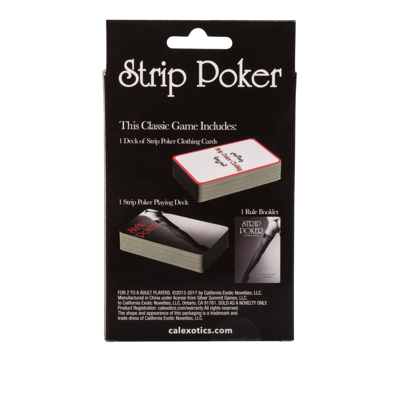 Strip Poker Card Game
