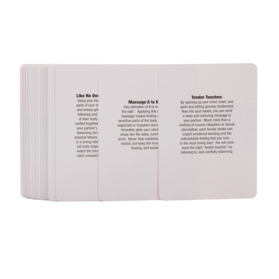 Touch Me Erotic Massage Card Game