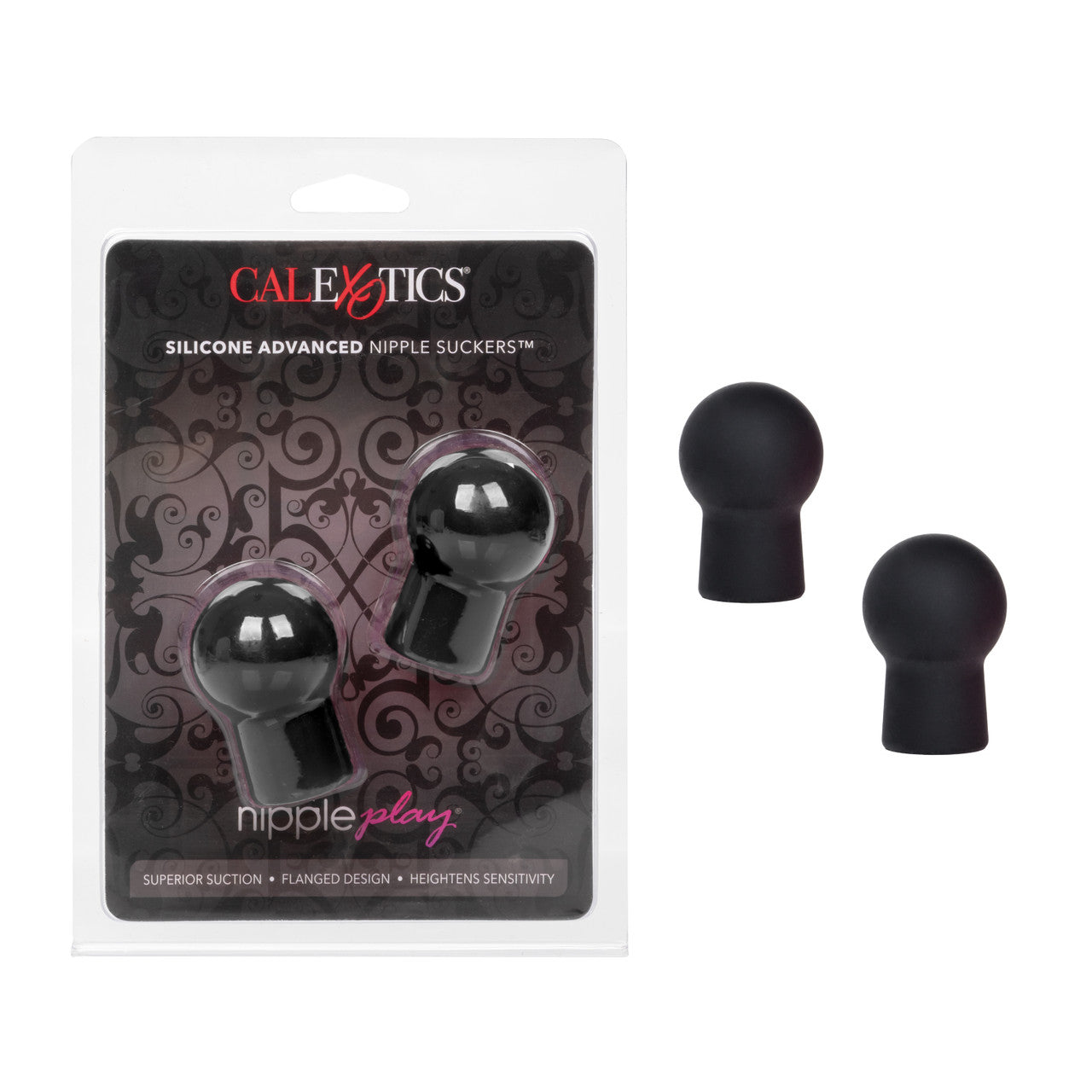 Advanced Silicone Nipple Suckers Black