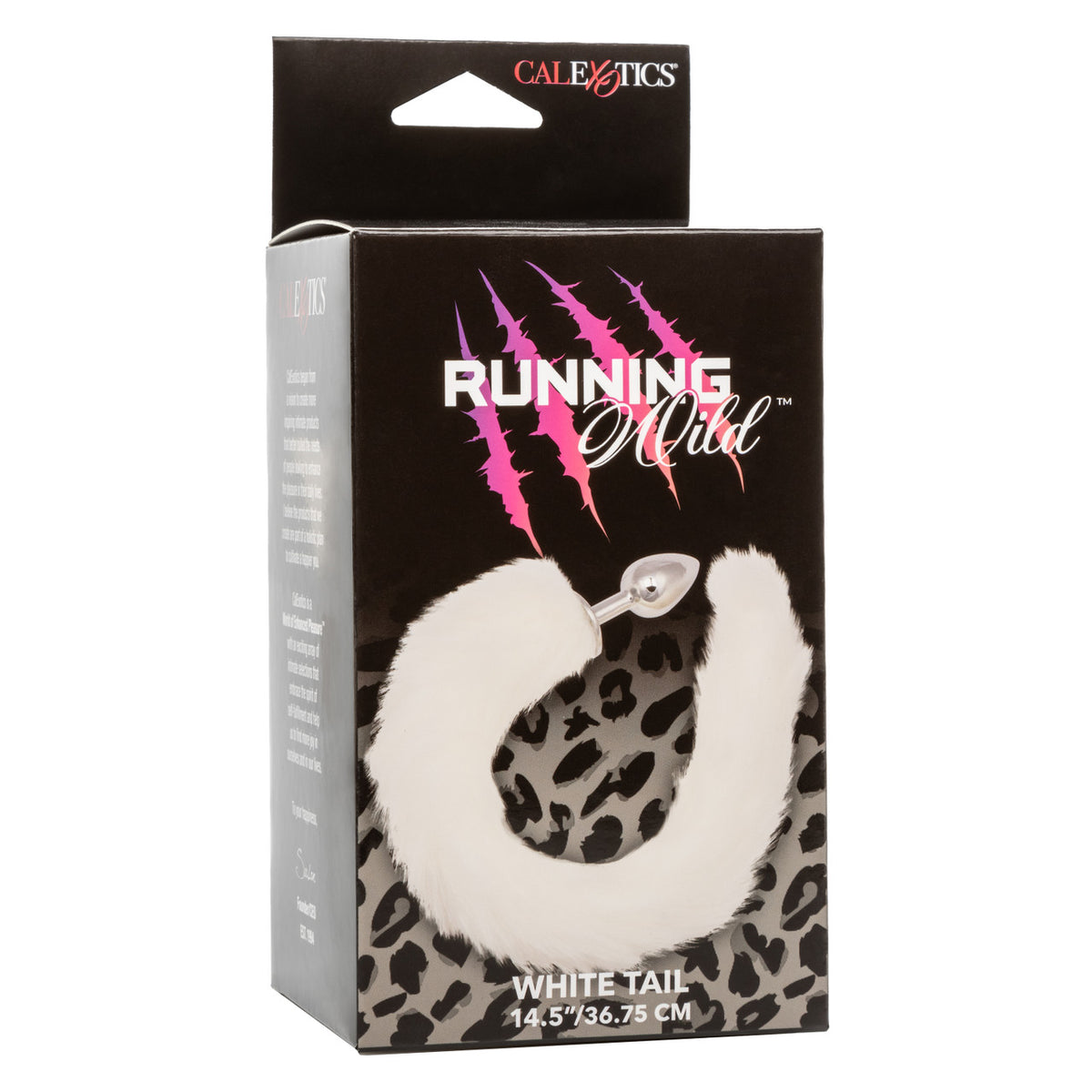Running Wild White Tail Metallic Anal Probe