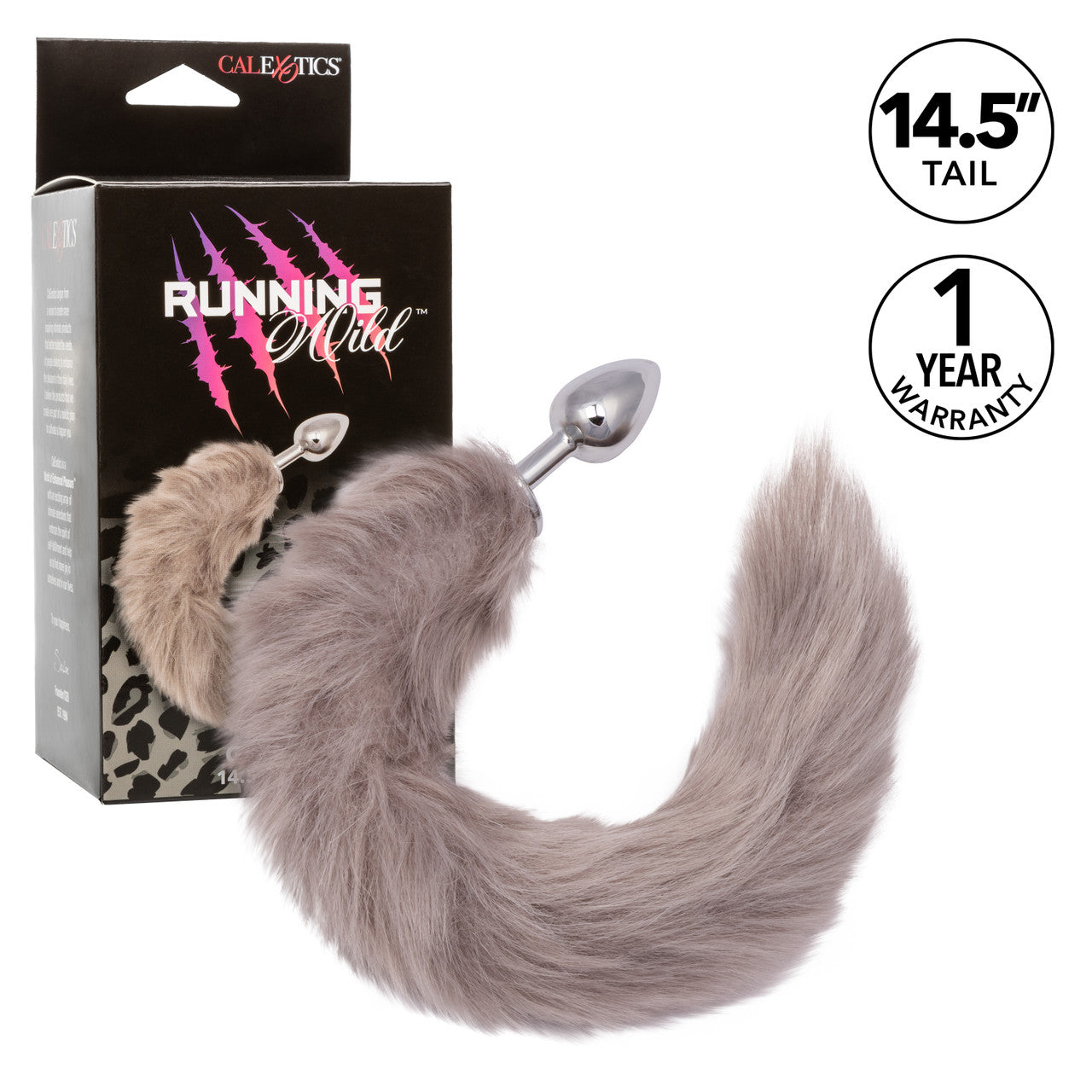 Running Wild Grey Tail Metallic Anal Probe