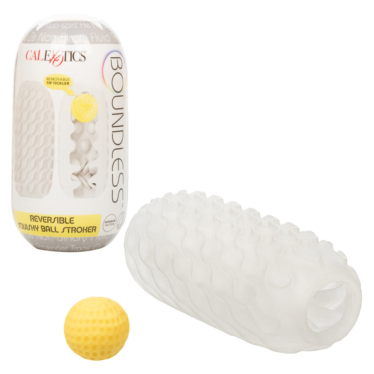 Boundless Reverse Squishy Ball Yellow