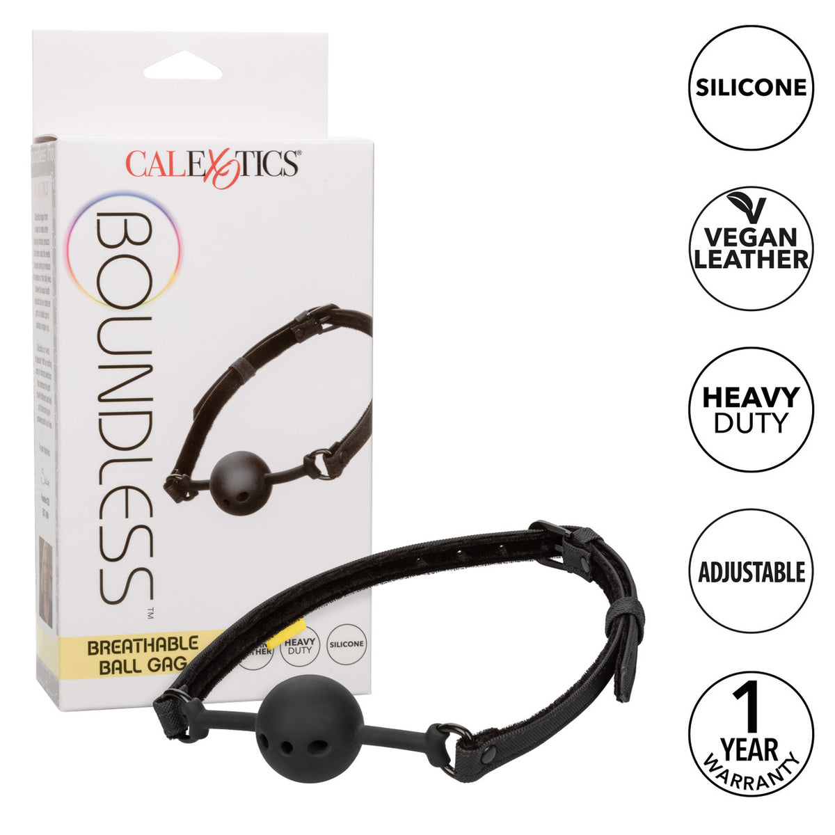 Boundless Breathable Ball Gag Black