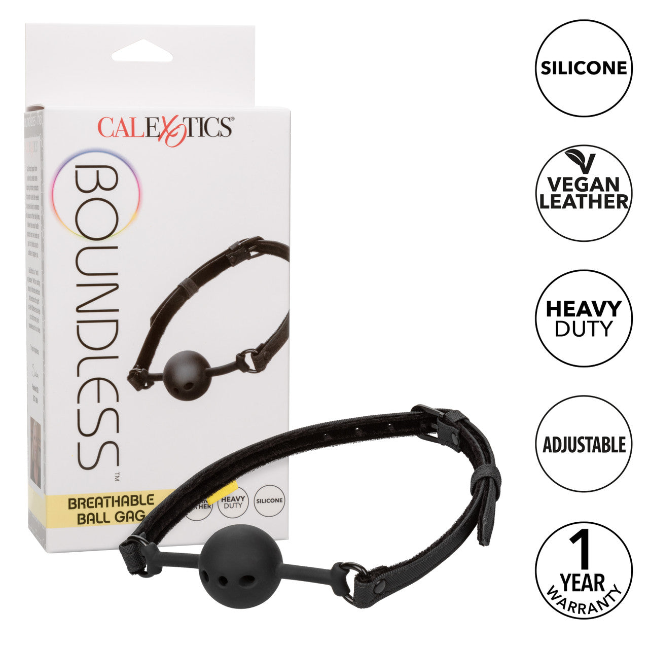 Boundless Breathable Ball Gag Black