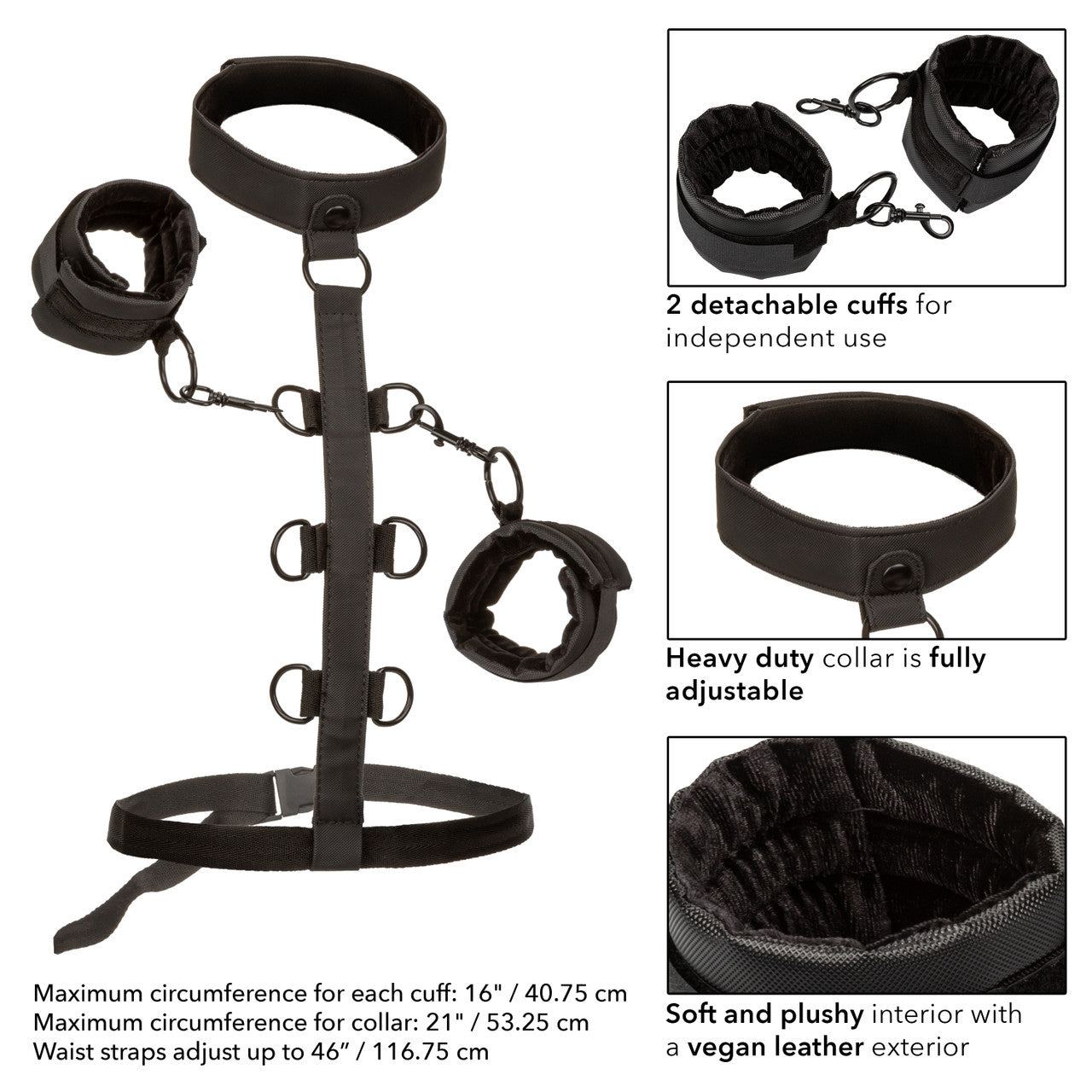 Boundless Collar Body Restraint Black