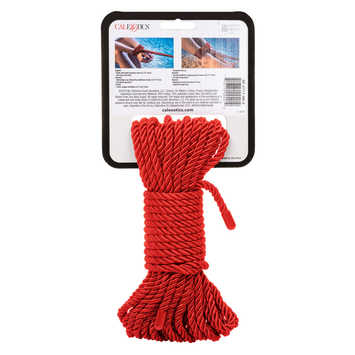 Scandal Bdsm Rope 10m Red