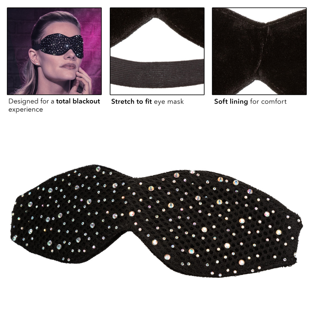 Radiance Blackout Eye Mask Black