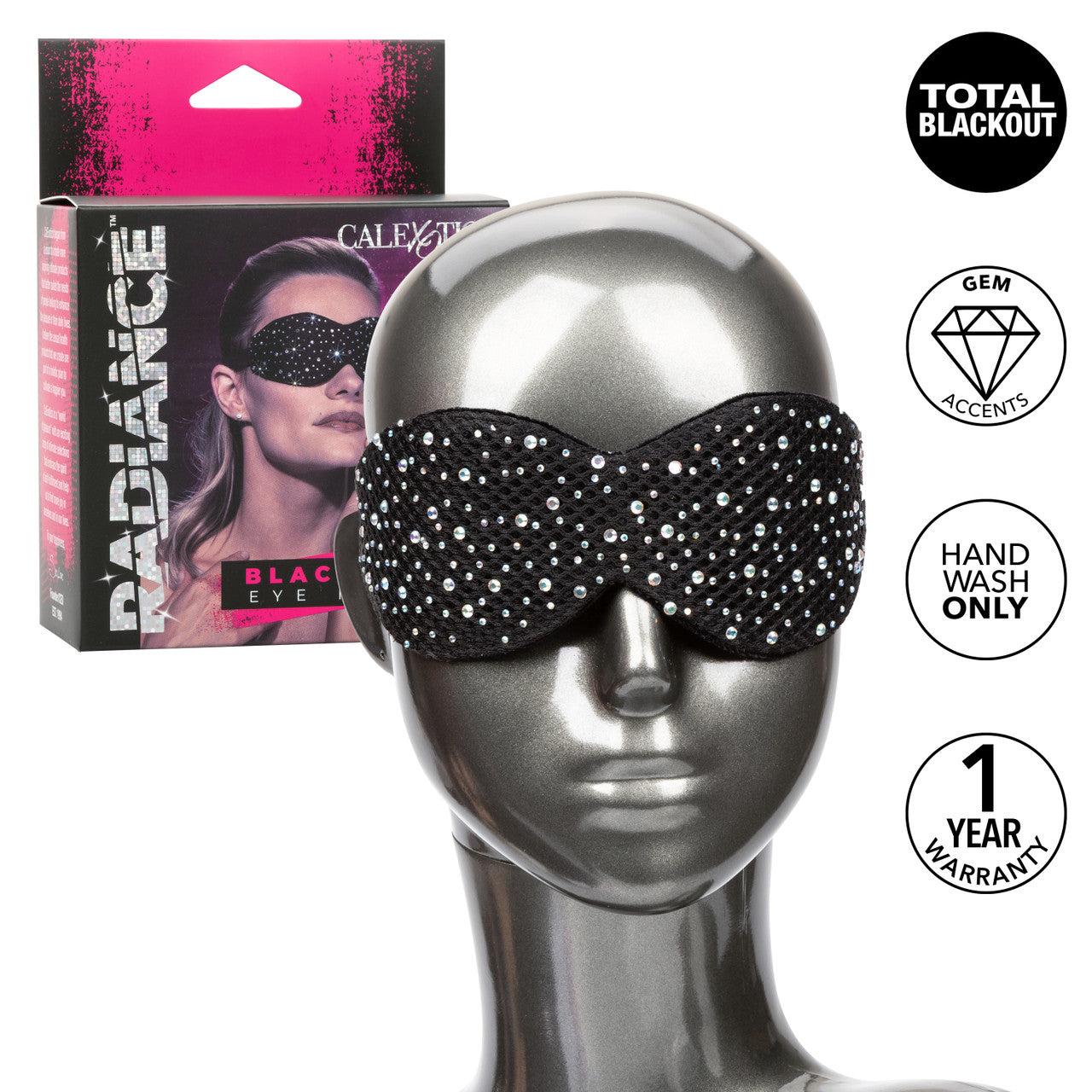 Radiance Blackout Eye Mask Black