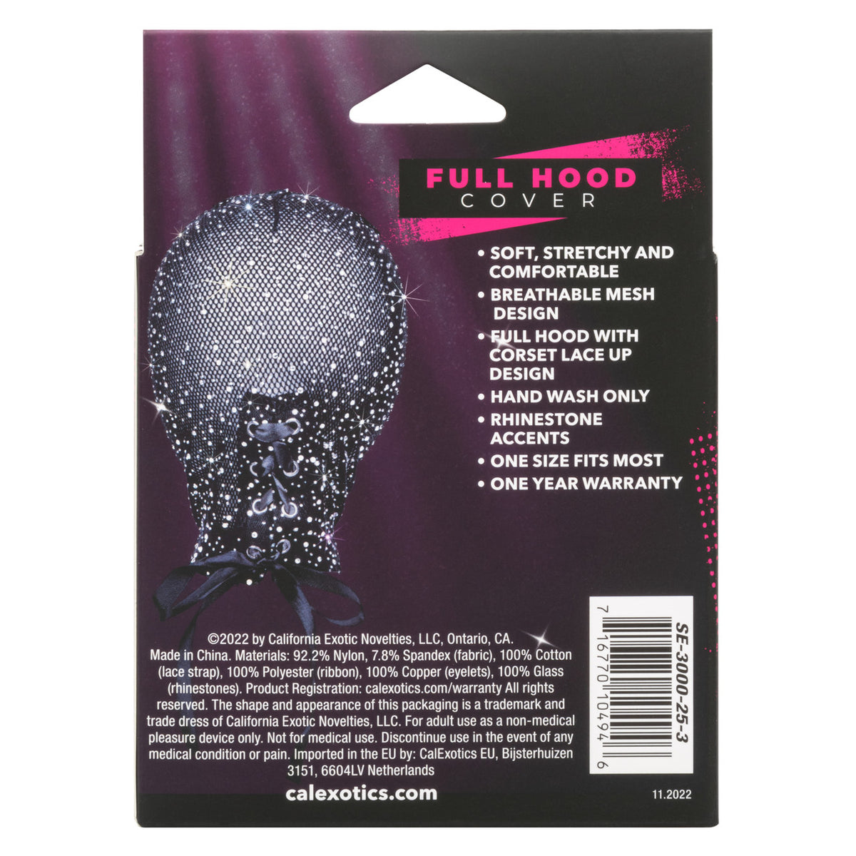 Radiance Full Hood Cover Black