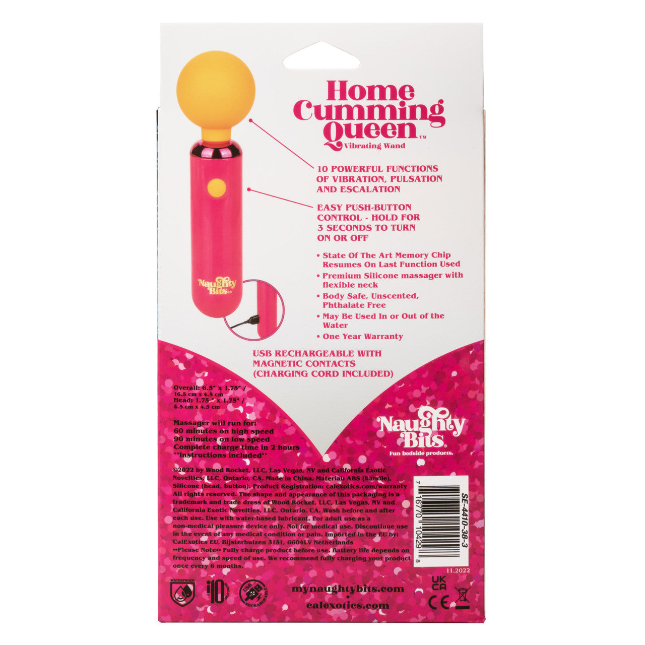 Naughty Bits Home Cumming Queen Pink