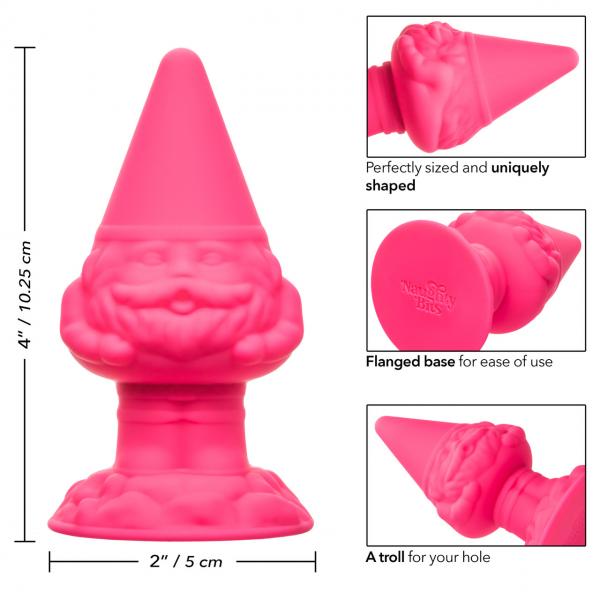 Naughty Bits Anal Gnome Gnome Pink