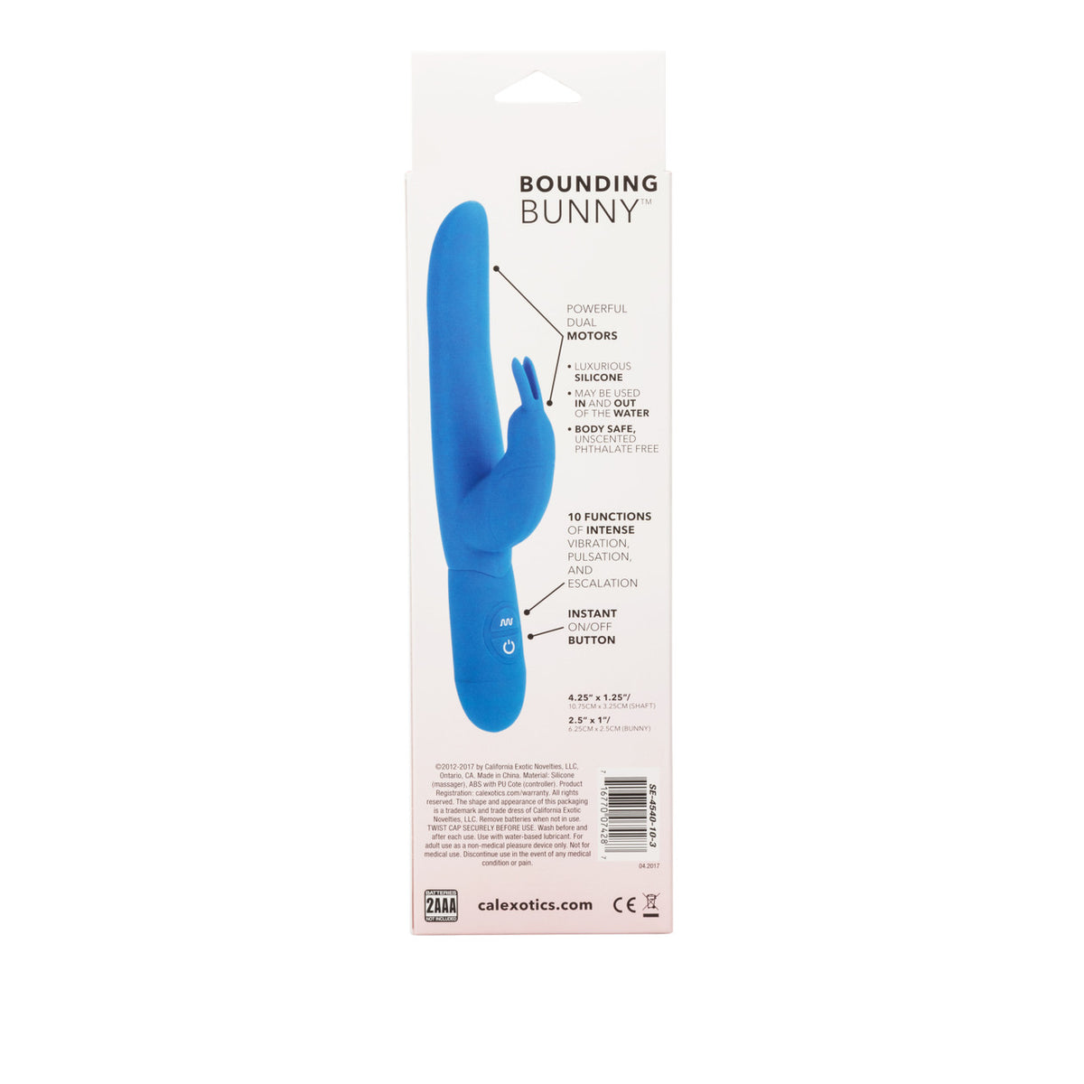 Posh Bounding Bunny - Blue