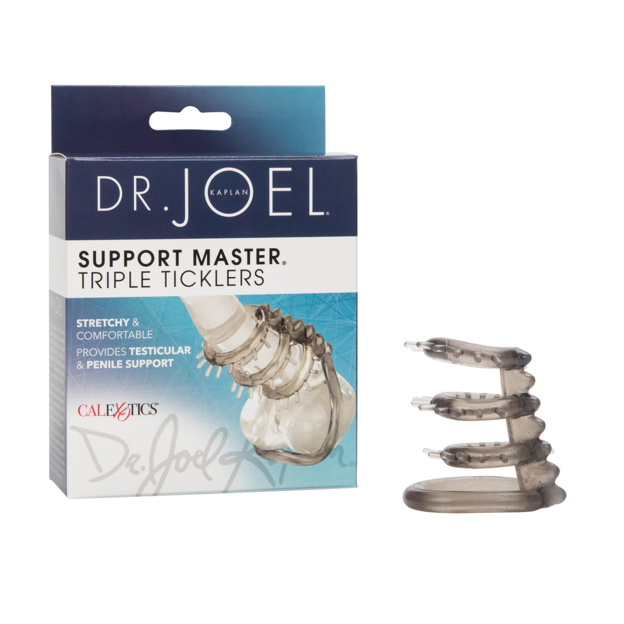 Support Master Triple Ticklers Cock Ring Smoke