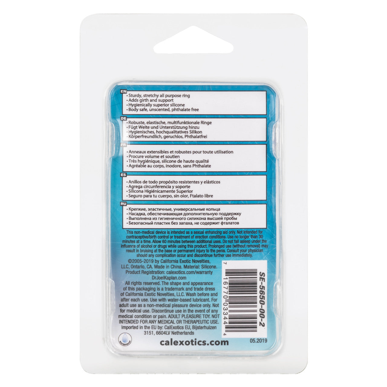 Dr. Joels Silicone Prolong Ring - Smooth Clear