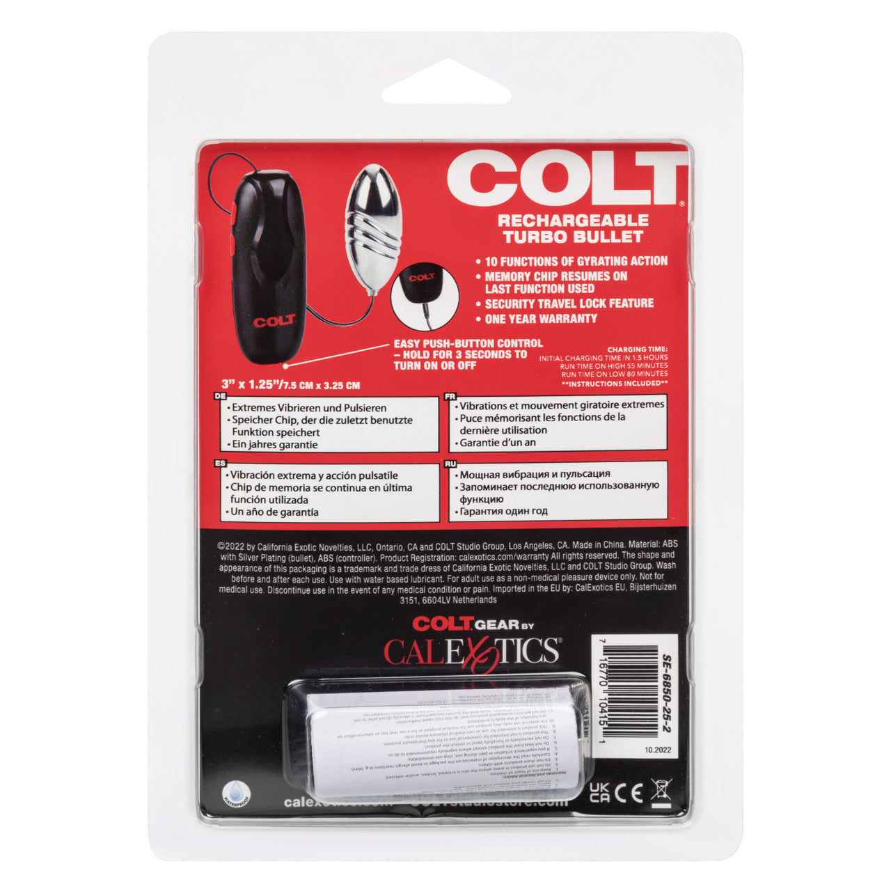 Colt Rechargeable Turbo Bullet Silver