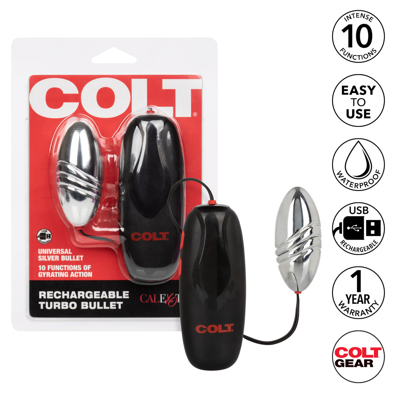 Colt Rechargeable Turbo Bullet Silver