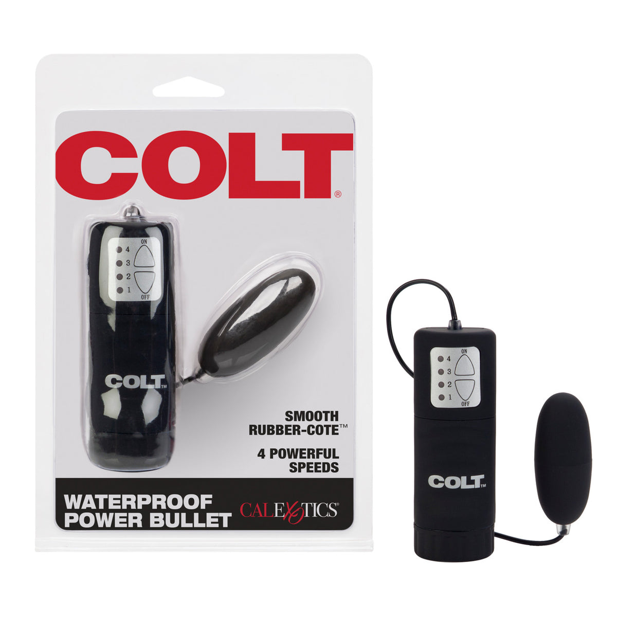 Colt Waterproof Power Bullet Vibrator Black