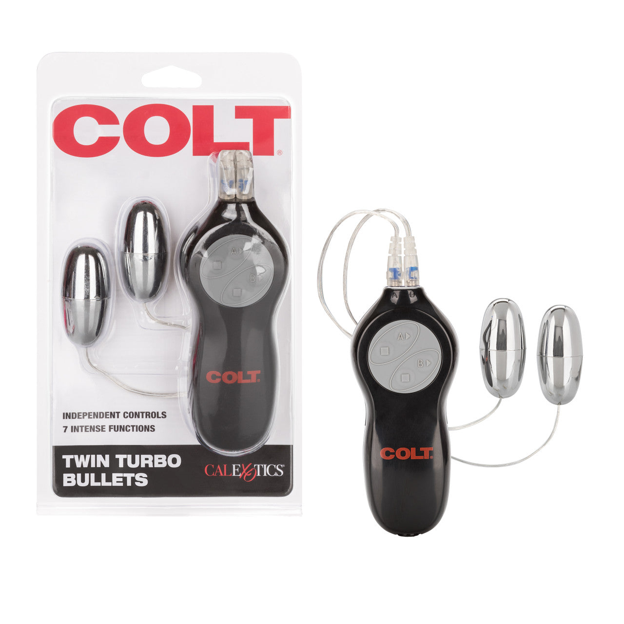 Colt 7 Function Twin Turbo Bullet Vibrator