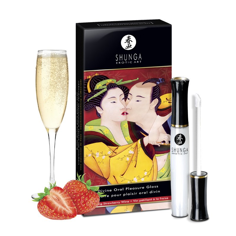 Divine Oral Pleasures Lipgloss Strawberry Wine .33oz