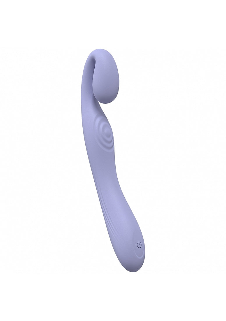 Loveline Obsession 10 Speed Dual Motor Vibe Sealed Silicone Rechargeable Submersible Lavender