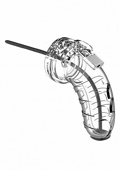 Cage With Silicone Urethal Sounding 16 - Transparent