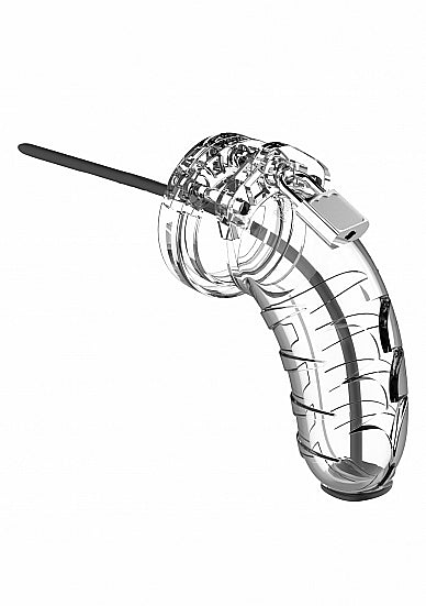 Cage With Silicone Urethal Sounding 16 - Transparent