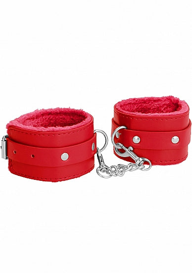 Ouch! Plush Leather Wrist Cuffs