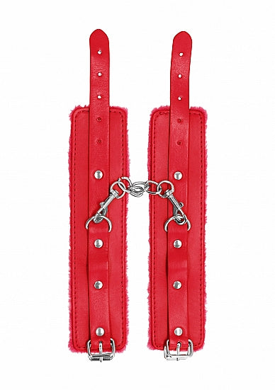 Ouch! Plush Leather Wrist Cuffs