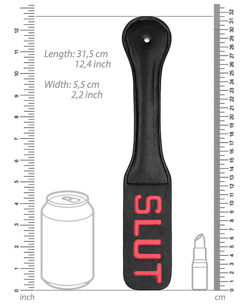 Ouch! Paddle - SLUT - Black