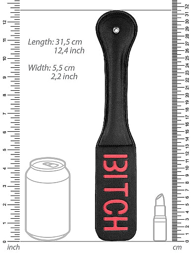 Ouch! Paddle - BITCH - Black