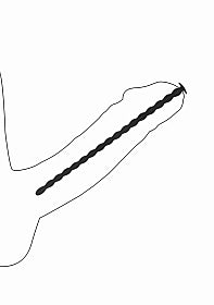 Shots Ouch Advanced Urethral Sounding Silicone Spiral Plug Set - Black