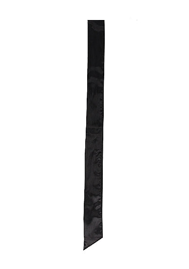 Ouch! Black & White Bondage Silky Ribbon Black