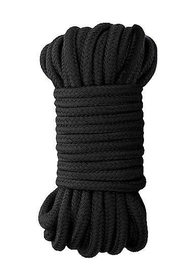Ouch! Black & White Japanese Rope 10 Meters Black