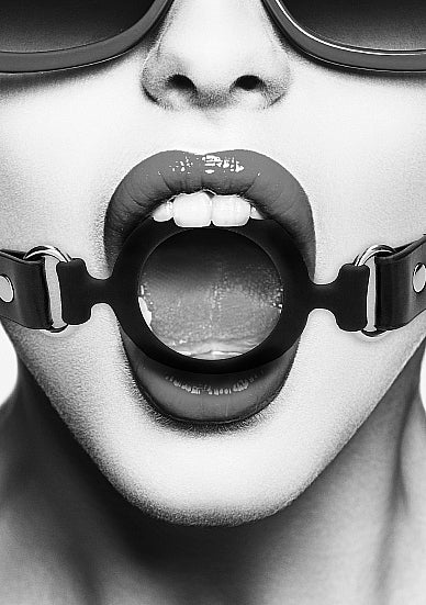 Ouch Silicone Ring Gag Black