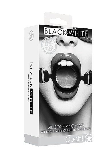 Ouch Silicone Ring Gag Black