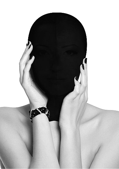 Ouch! Black & White Subjugation Mask Allows Just A Hint Of Light Black